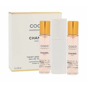 Chanel Coco Mademoiselle - EDT 20 ml (plnitelný flakon) + EDT náplň 2 x 20 ml 60 ml obraz