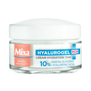 Mixa Intenzivně hydratační denní krém (Hyalurogel Rich Cream) 50 ml obraz