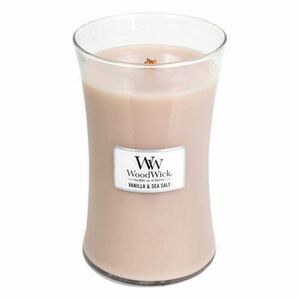WoodWick Vonná svíčka váza Vanilla & Sea Salt 609, 5 g obraz