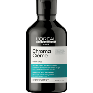 L´Oréal Professionnel Profesionální zelený šampon neutralizující červené tóny Serie Expert Chroma Crème (Green Dyes Shampoo) 300 ml obraz