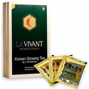 Lavivant LAVIVANT Instantní čaj z korejského ženšenu 100 ks obraz