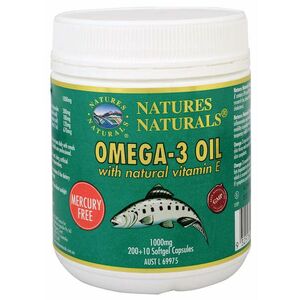 Australian Remedy Omega-3 1000 mg rybí olej 200 + 10 kapslí obraz