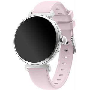 Wotchi AMOLED Smartwatch DM70 – Silver - Pink obraz