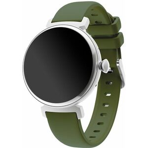 Wotchi AMOLED Smartwatch DM70 – Silver – Green obraz