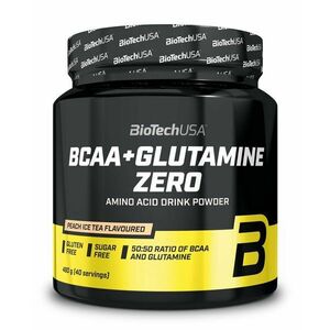 BCAA + Glutamine Zero - Biotech USA 480 g Orange obraz