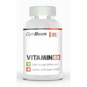 Vitamin D3 2 000 IU - GymBeam 120 kaps. obraz