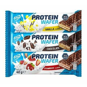 Protein Wafer - 6PAK Nutrition 40 g Strawberry obraz