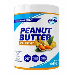Peanut Butter - 6PAK Nutrition 908 g Crunchy obraz