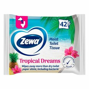Zewa Tropical Dreams vlhčený toaletný papier 42ks obraz