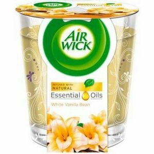 Air Wick Essential Oils Infusion White Vanilla Beans sviečka 105g obraz