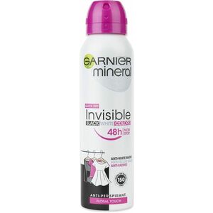 Garnier Mineral Quick Dry Invisible Black White Colors 48h Floral Touch 150 ml obraz