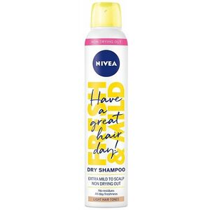 Nivea Fresh & Mild Suchý šampón pre svetlý tón vlasov 200 ml obraz