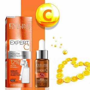 Eveline Cosmetics EVELINE Expert C aktiv 12% vitamínové nočné sérum 18 ml obraz