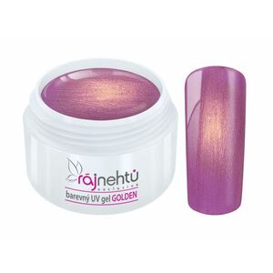 Ráj nehtů Barevný UV gel GOLDEN - Purple - 5ml obraz