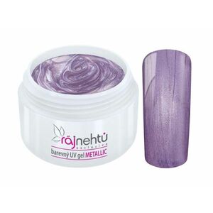 Ráj nehtů Barevný UV gel METALLIC - Lavender 5ml obraz