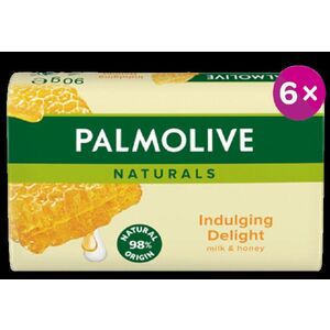 Palmolive mýdlo Naturals Milk & Honey 6 x 90 g obraz