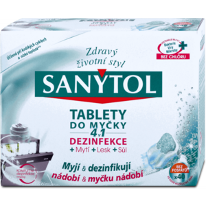 Sanytol Tablety do myčky 4v1 40 ks obraz