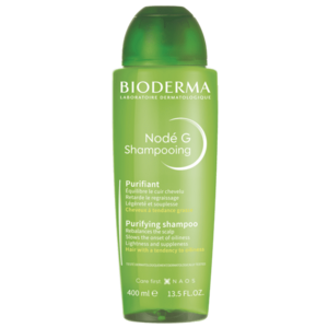 Bioderma Nodé G šampon, jemný čisticí šampon, zpomaluje maštění vlasů 400 ml obraz