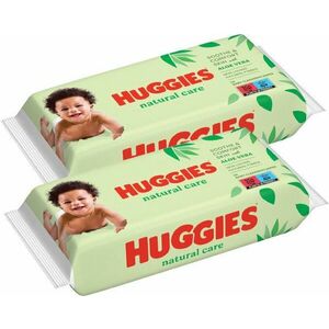 Huggies Natural Care Single vlhčené ubrousky 2 x 56 ks obraz