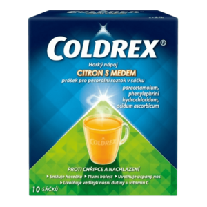 Coldrex Horký nápoj s citronem a medem 10 ks obraz