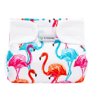 T-Tomi Ortopedické abdukční kalhotky - suchý zip, flamingo 3-6 kg obraz