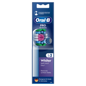 Oral-B Pro 3D White Kartáčkové Hlavy 2 ks obraz