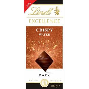 Lindt Excellence dark crispy wafer 100 g obraz