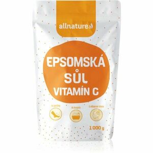 Allnature Epsomská sůl Vitamin C sůl do koupele 1000 g obraz