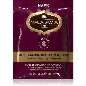 HASK Macadamia Oil hydratační kondicionér pro suché, poškozené a chemicky ošetřené vlasy 50 ml obraz