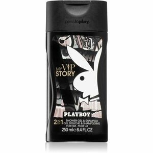 Playboy My VIP Story sprchový gel a šampon 2 v 1 pro muže 250 ml obraz
