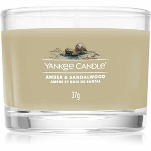 Yankee Candle Amber & Sandalwood votivní svíčka 37 g obraz