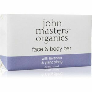 John Masters Organics Lavender & Ylang Ylang hydratační mýdlo na obličej a tělo 128 g obraz