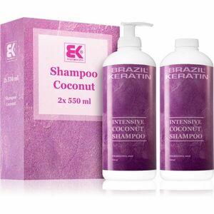 Brazil Keratin Coconut Shampoo výhodné balení (pro poškozené vlasy) obraz