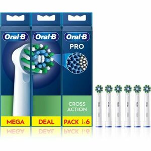 Oral B PRO Cross Action náhradní hlavice pro zubní kartáček 6 ks obraz