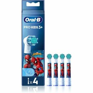 Oral B PRO Kids 3+ náhradní hlavice pro zubní kartáček pro děti Spiderman 4 ks obraz