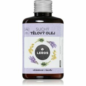 Leros Suchý tělový olej levandule & šalvěj suchý olej na tělo 100 ml obraz
