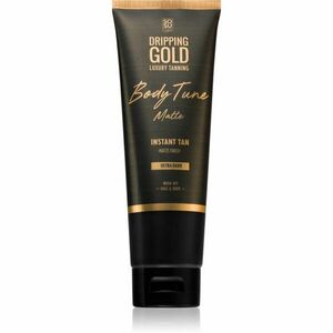 Dripping Gold Luxury Tanning Body Tune samoopalovací krém na tělo a obličej s okamžitým účinkem Ultra Dark 125 ml obraz