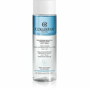 Collistar Cleansers Two-phase Make-up Removing Solution Eyes-Lips dvoufázový odličovač voděodolného make-upu na oči a rty 200 ml obraz
