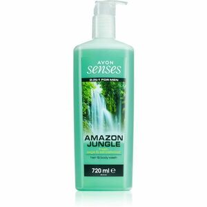 Avon Senses Amazon Jungle sprchový gel na tělo a vlasy pro muže 720 ml obraz