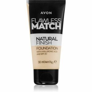 Avon Flawless Match Natural Finish hydratační make-up SPF 20 odstín 130N Alabaster 30 ml obraz