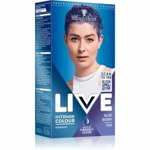 Schwarzkopf LIVE Intense Colour permanentní barva na vlasy odstín 059 Blue Berry 1 ks obraz