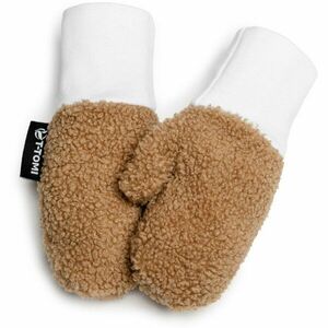 T-TOMI TEDDY Gloves Brown rukavice pro děti od narození 12-18 months 1 ks obraz