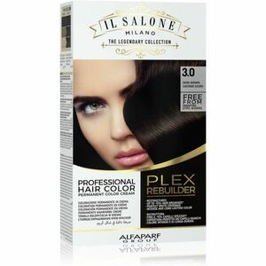 Alfaparf Milano Il Salone Milano Plex Rebuilder permanentní barva na vlasy odstín 3.0 - Dark Brown 1 ks obraz