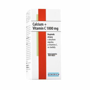 Generica Calcium + Vitamin C 1000 mg 10 šumivých tablet obraz
