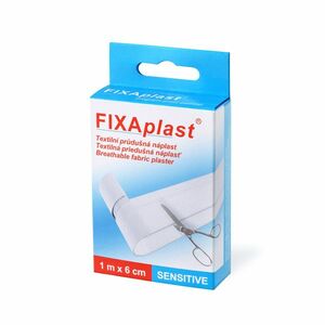 Fixaplast Sensitive 1 m x 6 cm náplast nedělená s polštářkem obraz