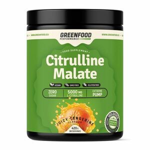 GreenFood Performance Citrulline Malate Juicy mandarinka 420 g obraz