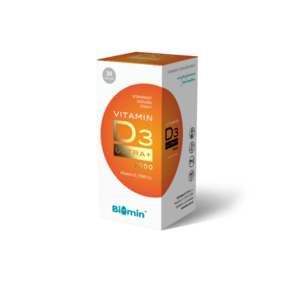 Biomin Vitamin D3 ULTRA+ 7 000 I.U. 30 tobolek obraz