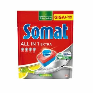 Somat Tablety do myčky All in 1 Extra Lemon & Lime 100 ks obraz