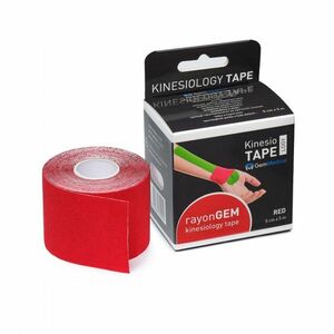 GM rayon kinesiology tape hedvábný 5 cm x 5 m red obraz