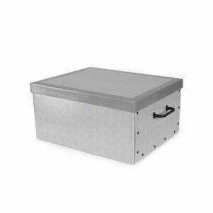 Compactor Boston 50 x 40 x 25 cm skládací úložná krabice šedá obraz
